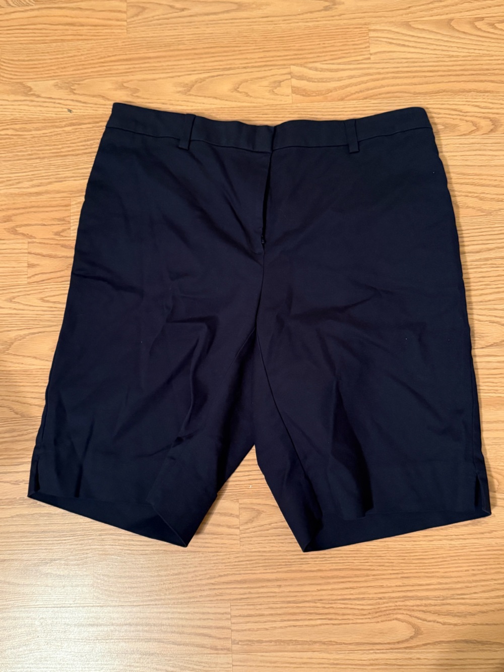 J Jill Dark Navy Bermuda Shorts